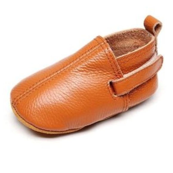 CANASH & CO.: BROWN BABY/TODDLER GENUINE LEATHER SHOES - Picture 3 of 6